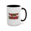 Christmas Mug - Merry Christmas Red & Green Text Hats Candy Canes