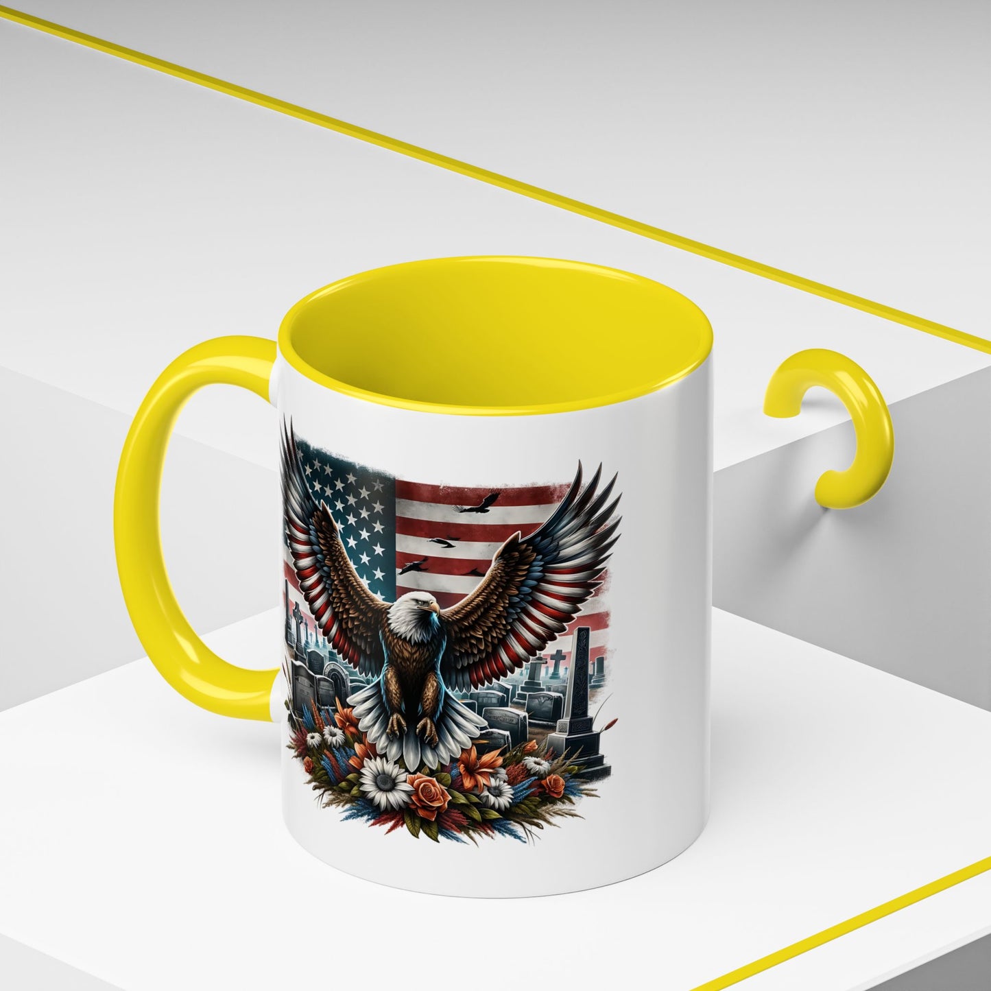 4th of July Mug - American Bald Eagle Memorial
