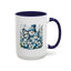 Christmas Mug - Blue Snowman Family