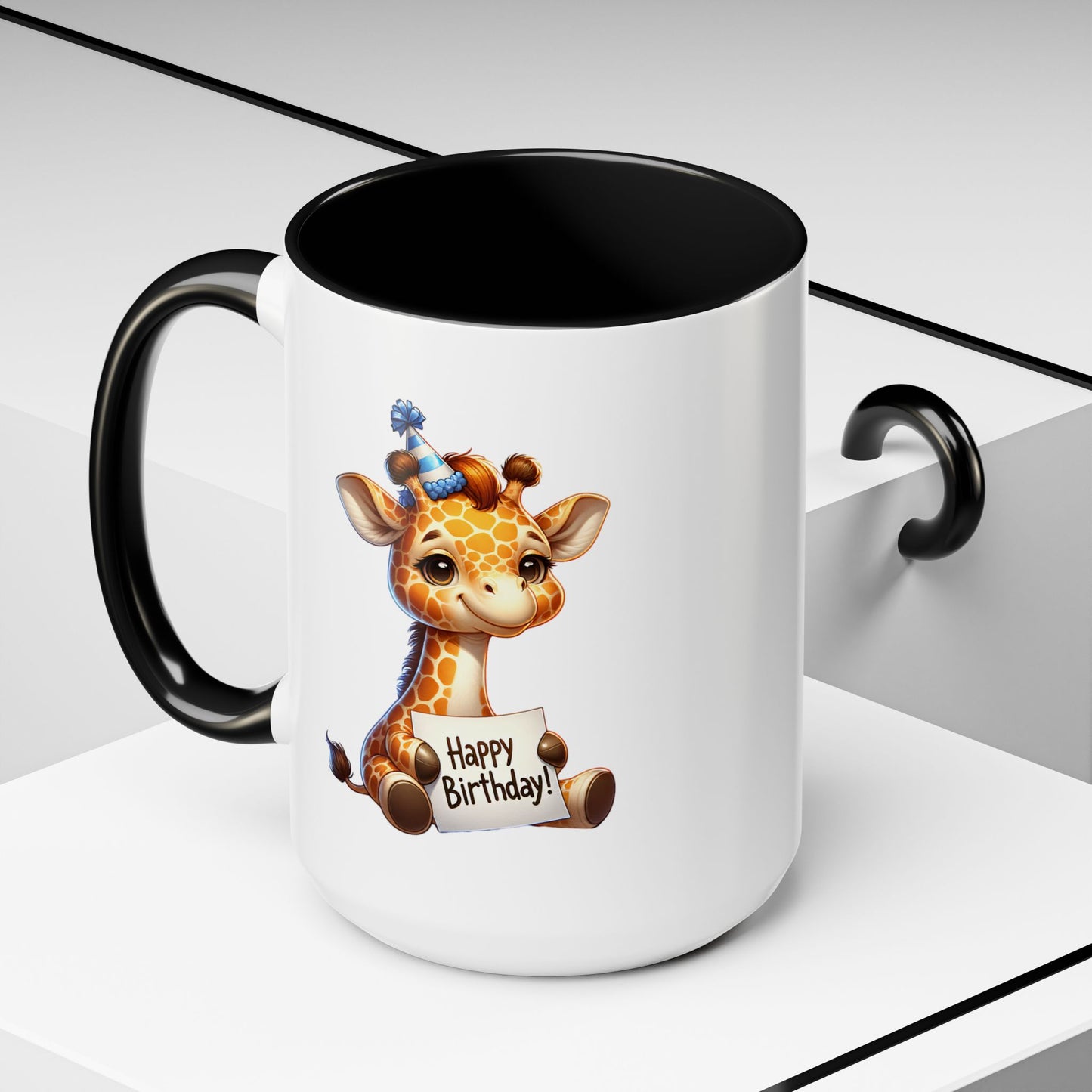Birthday Mug - Giraffe Clipart