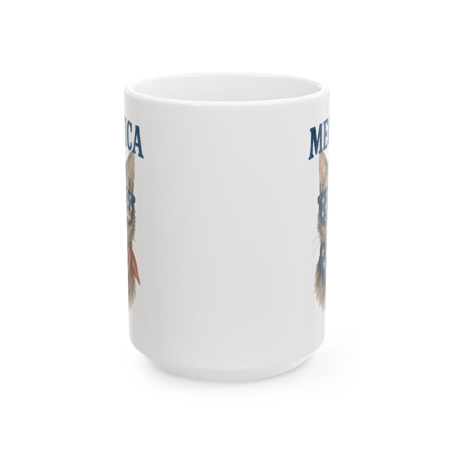 4th of July Mug - Meowica Cat