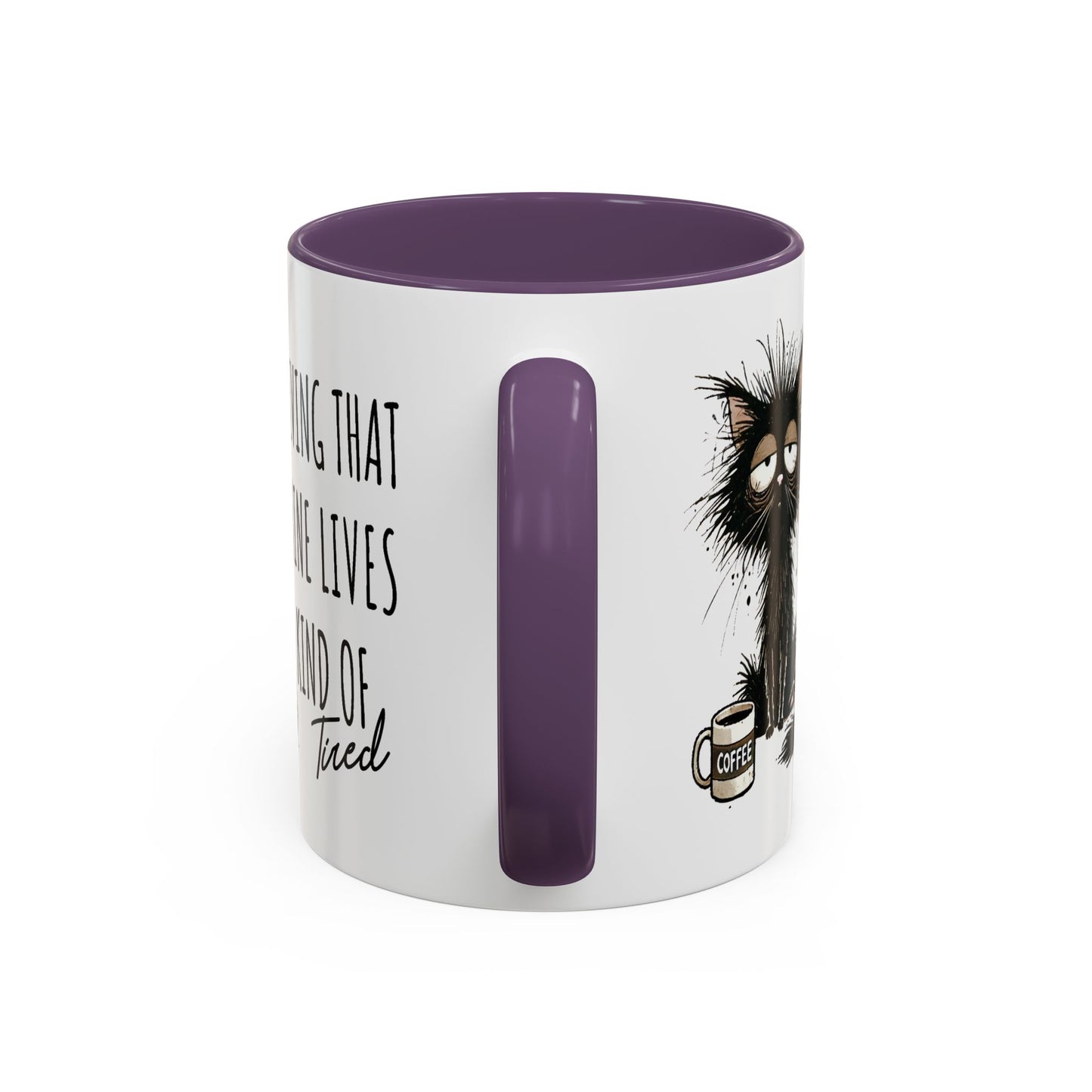 Humor Mug - Living That Nine Lives