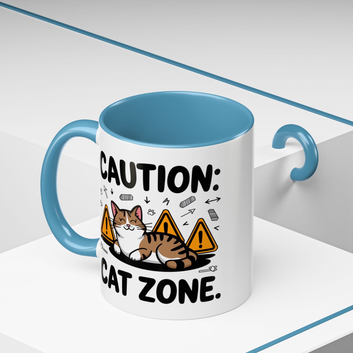 Animal Mug - Caution: Cat Zone