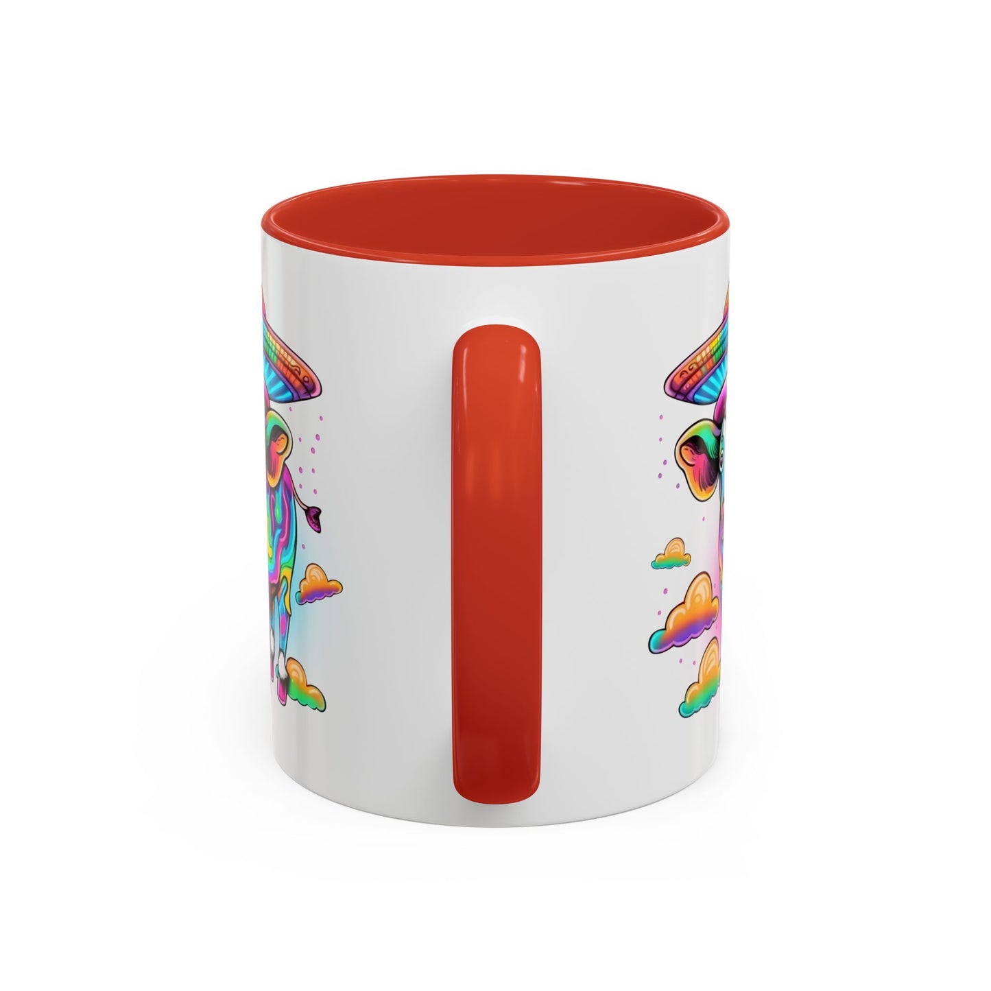 Alien Mug - Multicoloured Cow