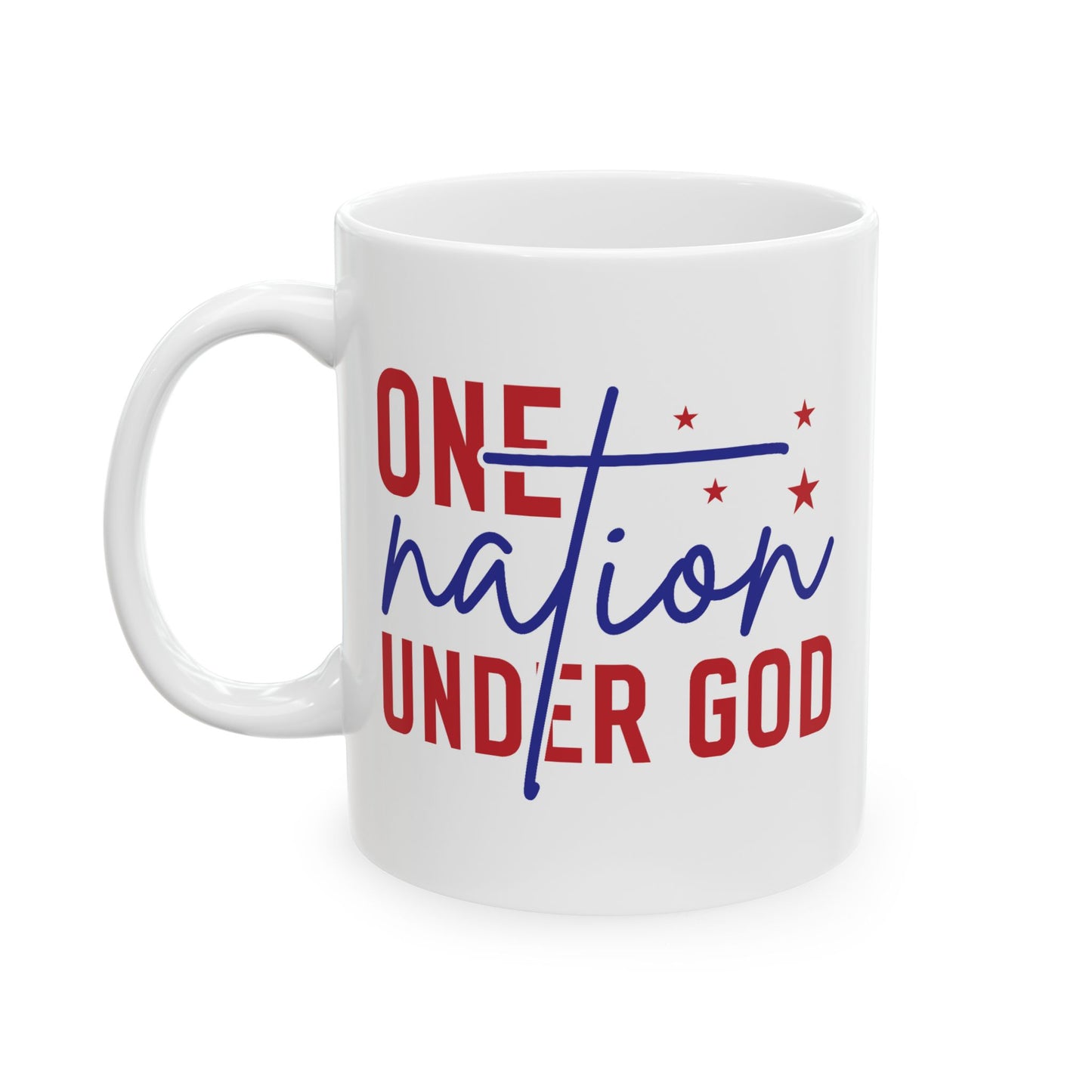 4th of July Mug - One Nation Under God Patriotic
