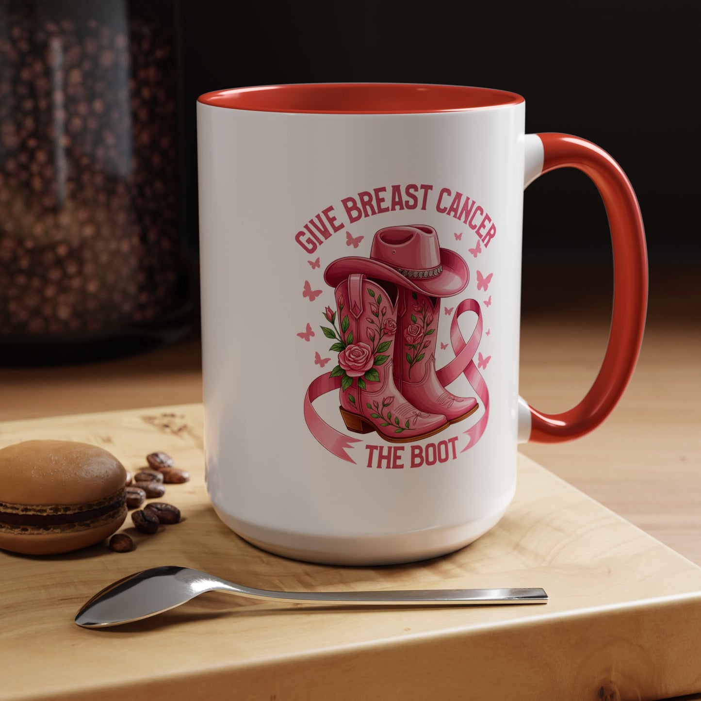Support Mug - Give Cancer The Boot