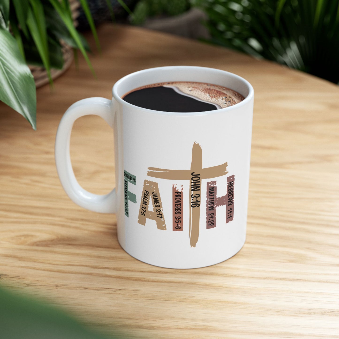 Religious Mug - Faith Cross
