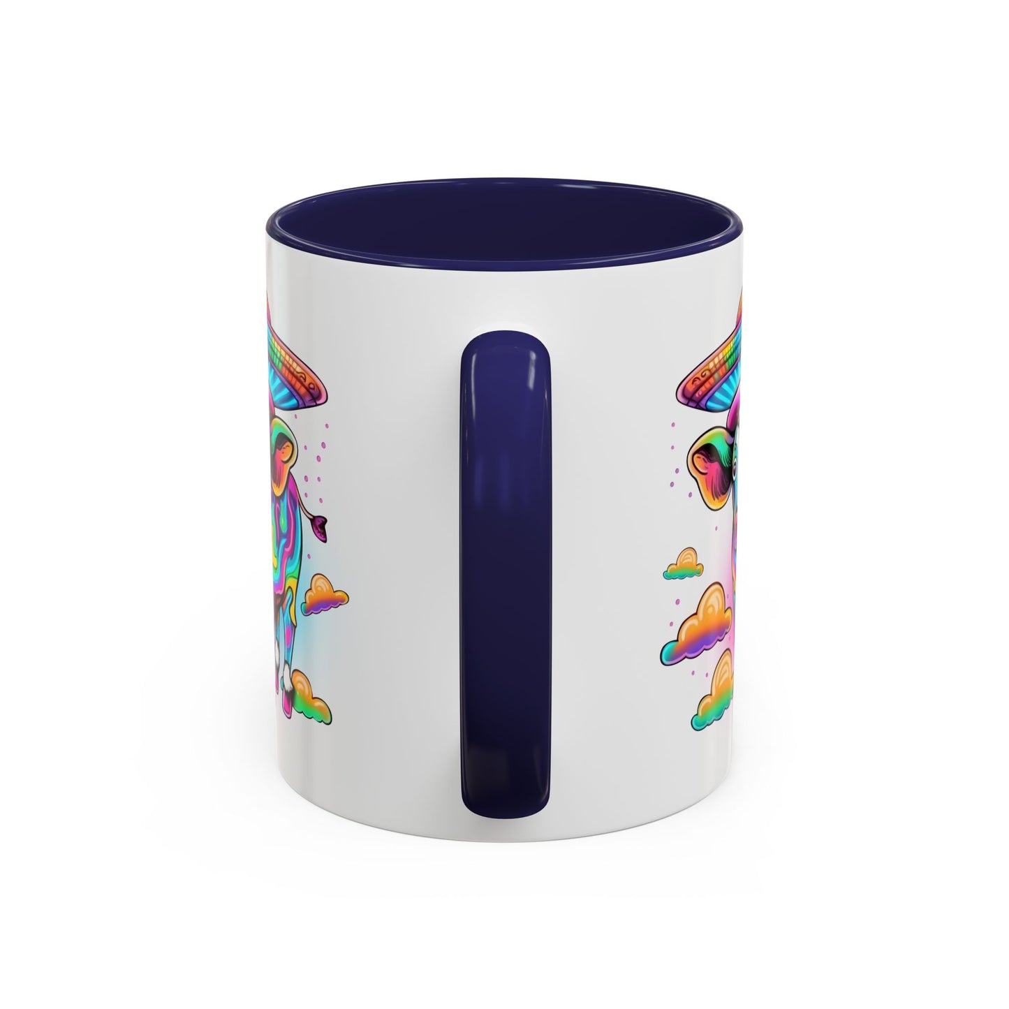 Alien Mug - Multicoloured Cow