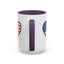 4th of July Mug - USA Flag Heart