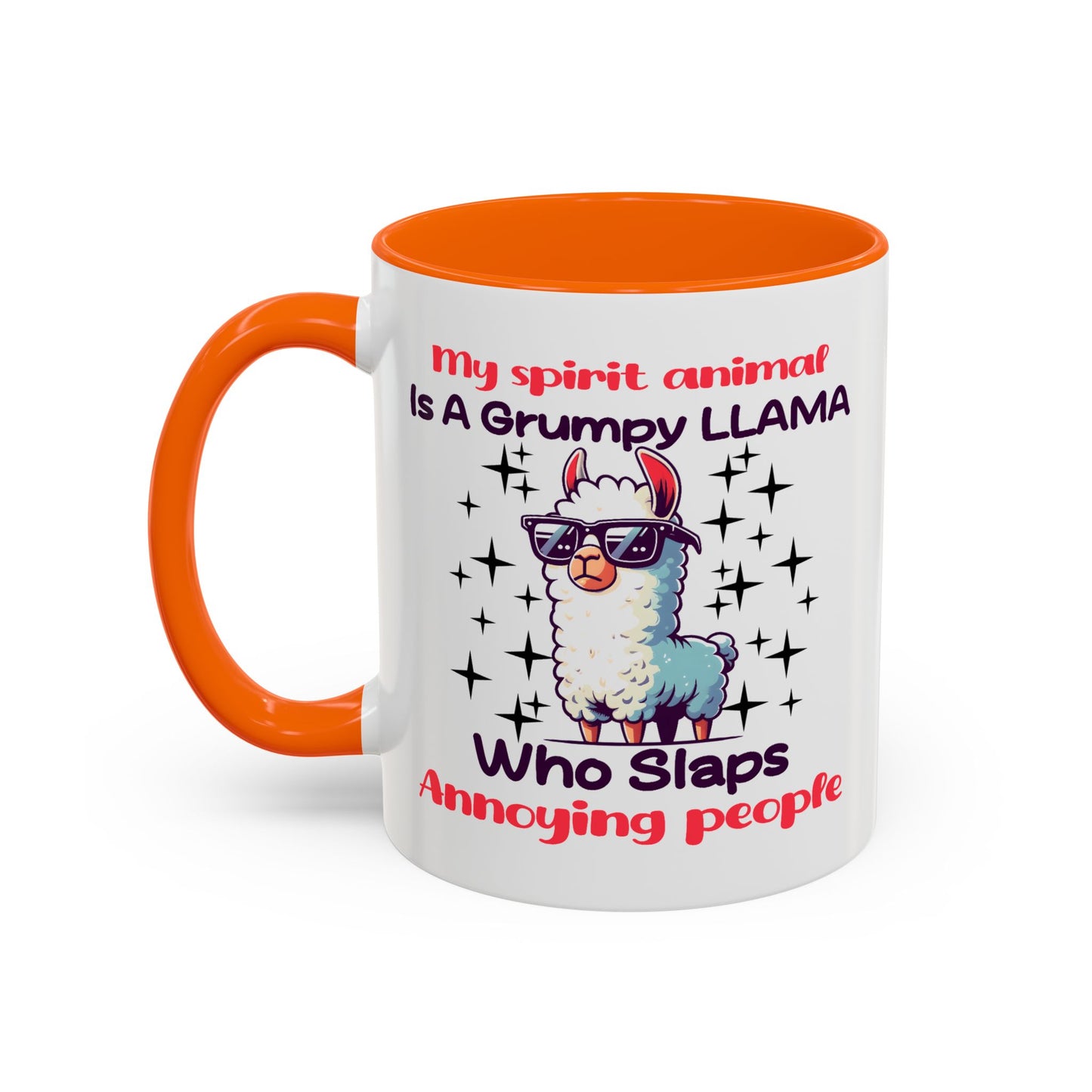 Humor Mug - My Spirit Animal is a Grumpy Llama