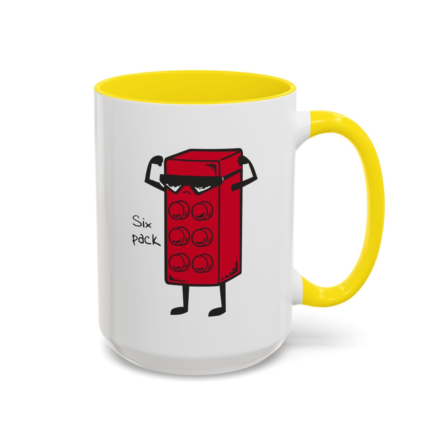 Humor Mug - Six Pack Lego Block