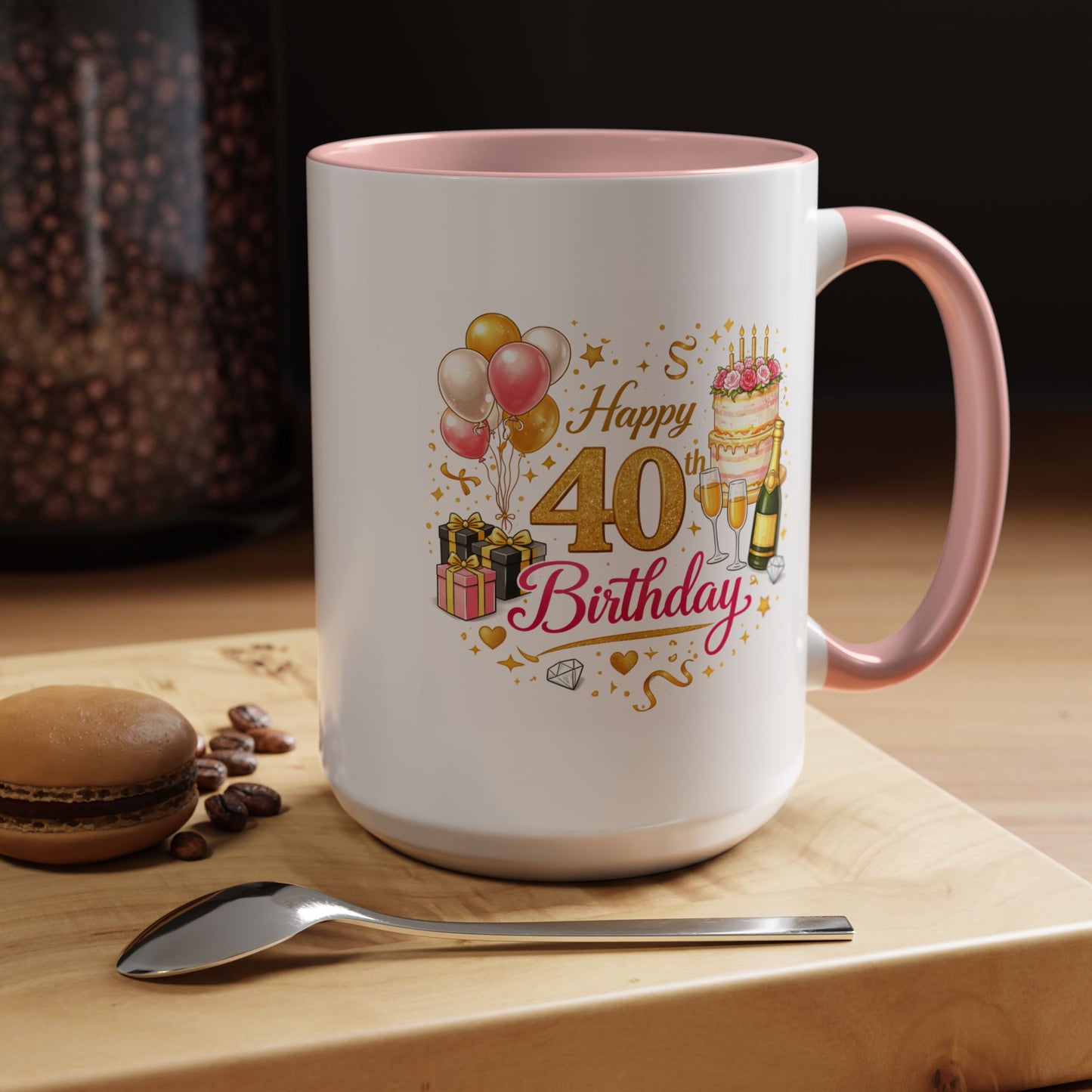 Birthday Mug - Happy 40th