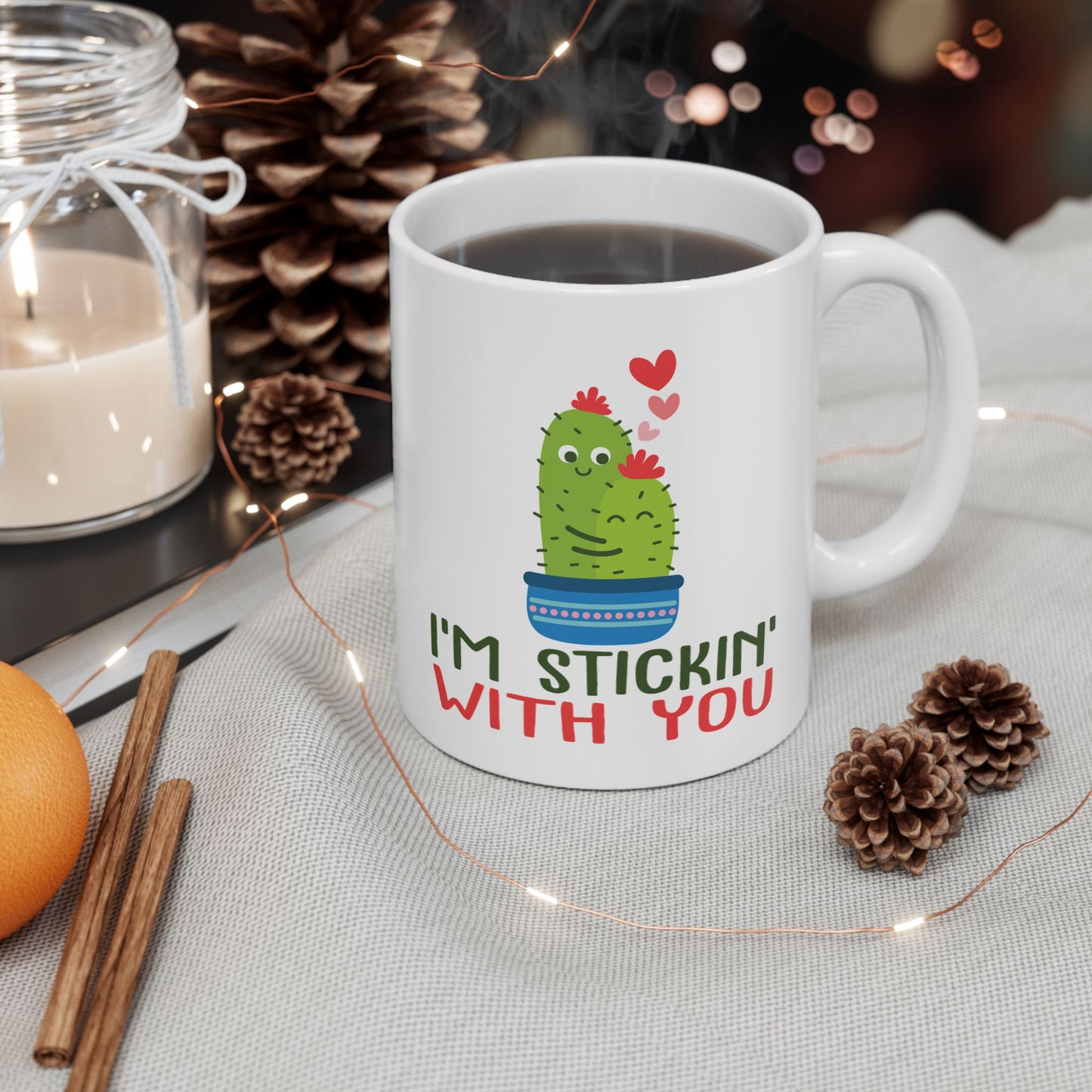 Anniversary Mug - I'm Stickin' With You
