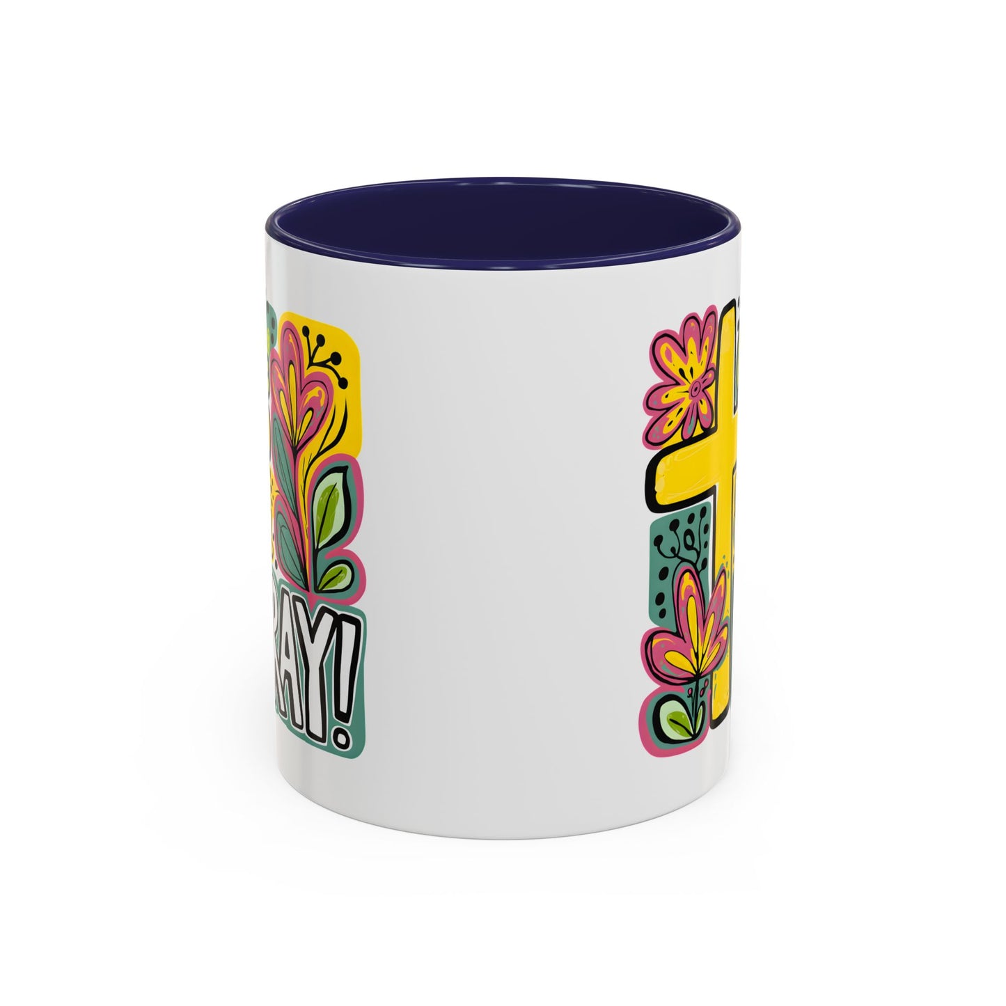 Religious Mug - Pray Cross