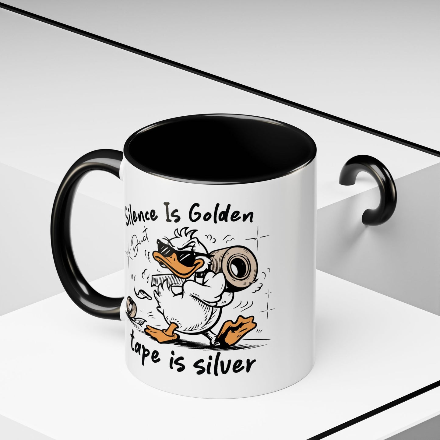 Humor Mug - Silence is Golden Duct Tape is Silver