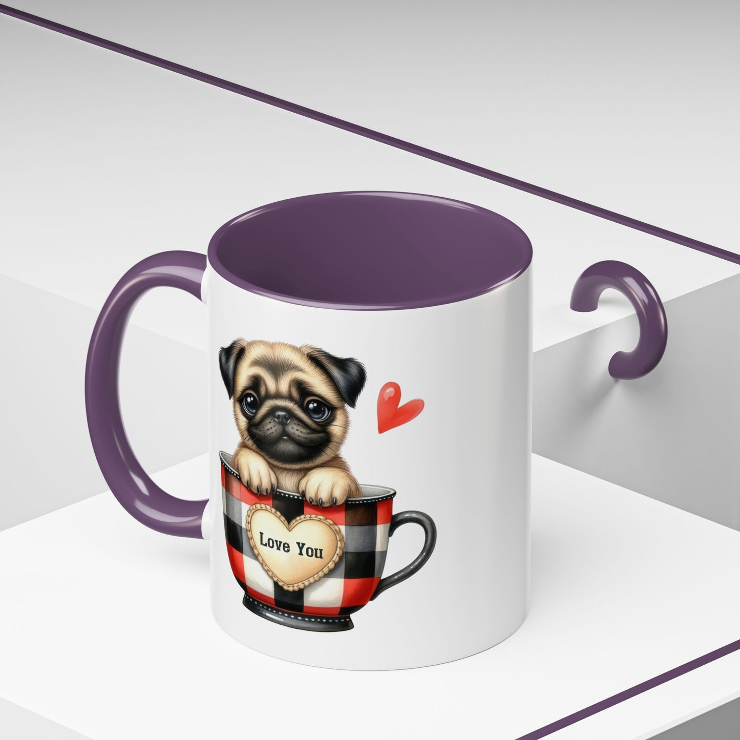 Anniversary Mug - Love You Dog Coffee Cup
