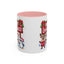 Christmas Mug - Merry Christmas White Text Reindeer Snowmen Penguin