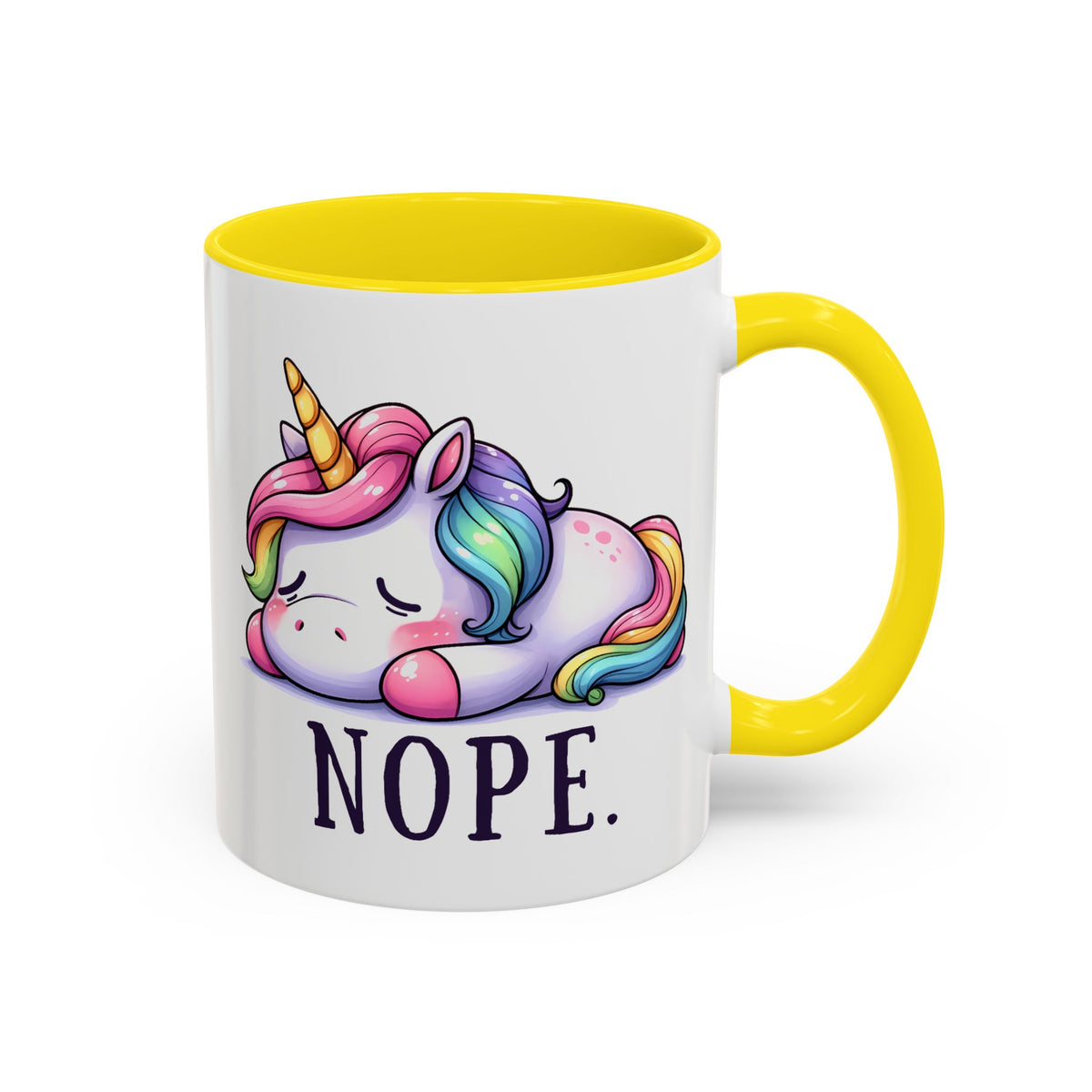 Humor Mug - Nope Unicorn