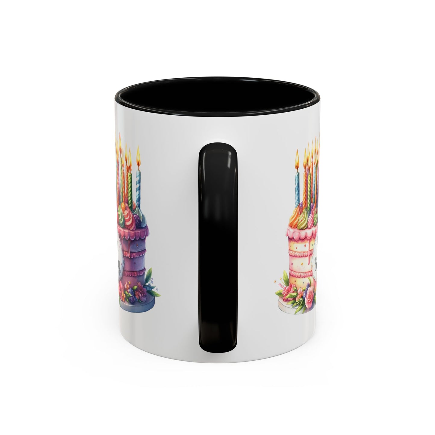 Birthday Mug - Happy Birthday Large Cake With...