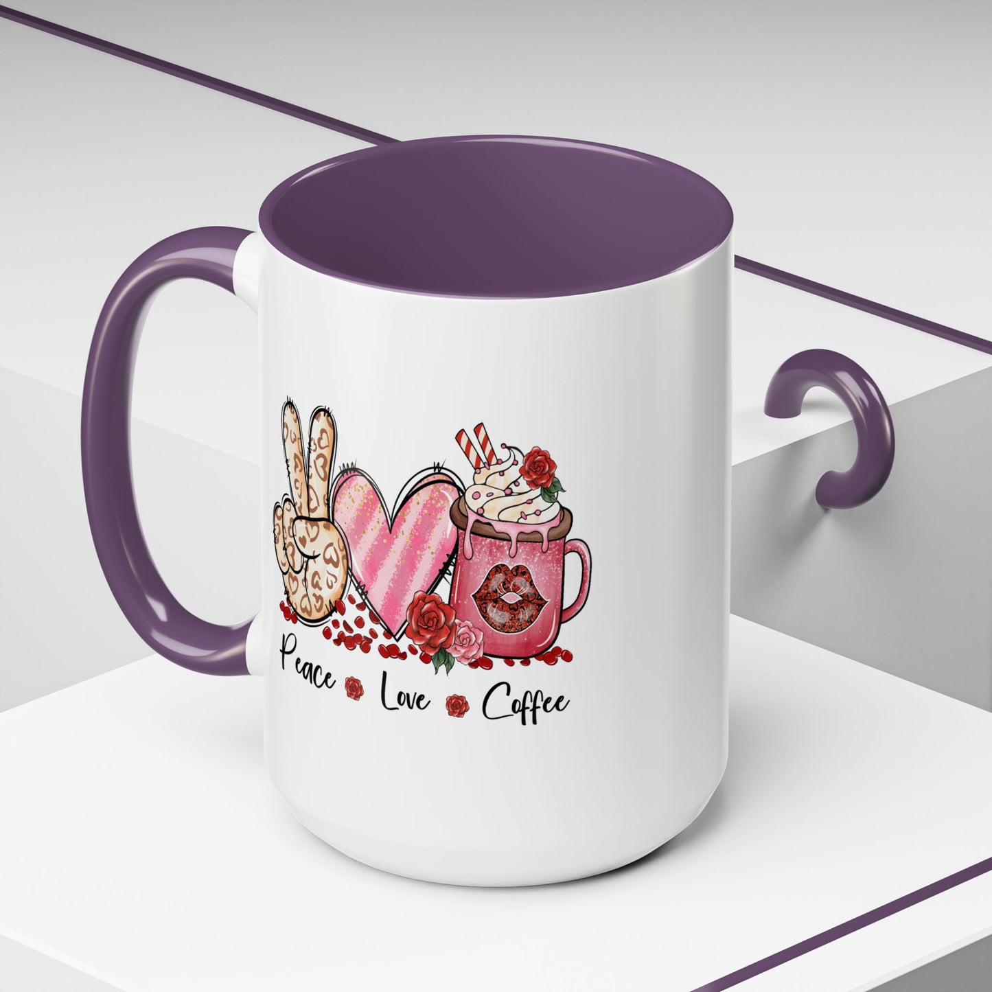 Humor Mug - Peace Love Coffee