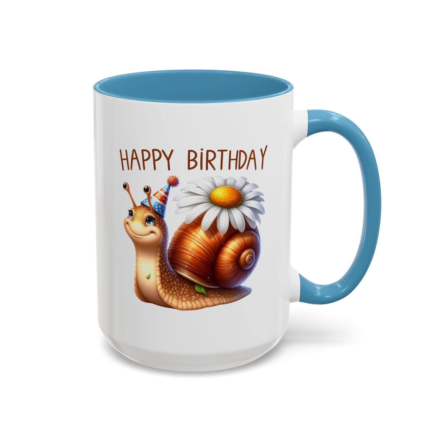 Birthday Mug - Snail Flower