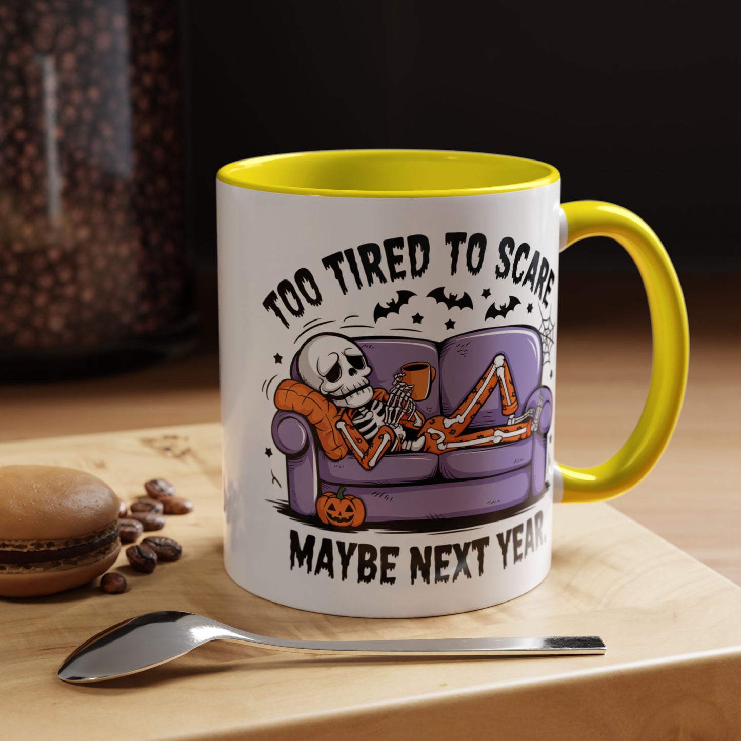 Halloween Mug - Too Tired To Scare