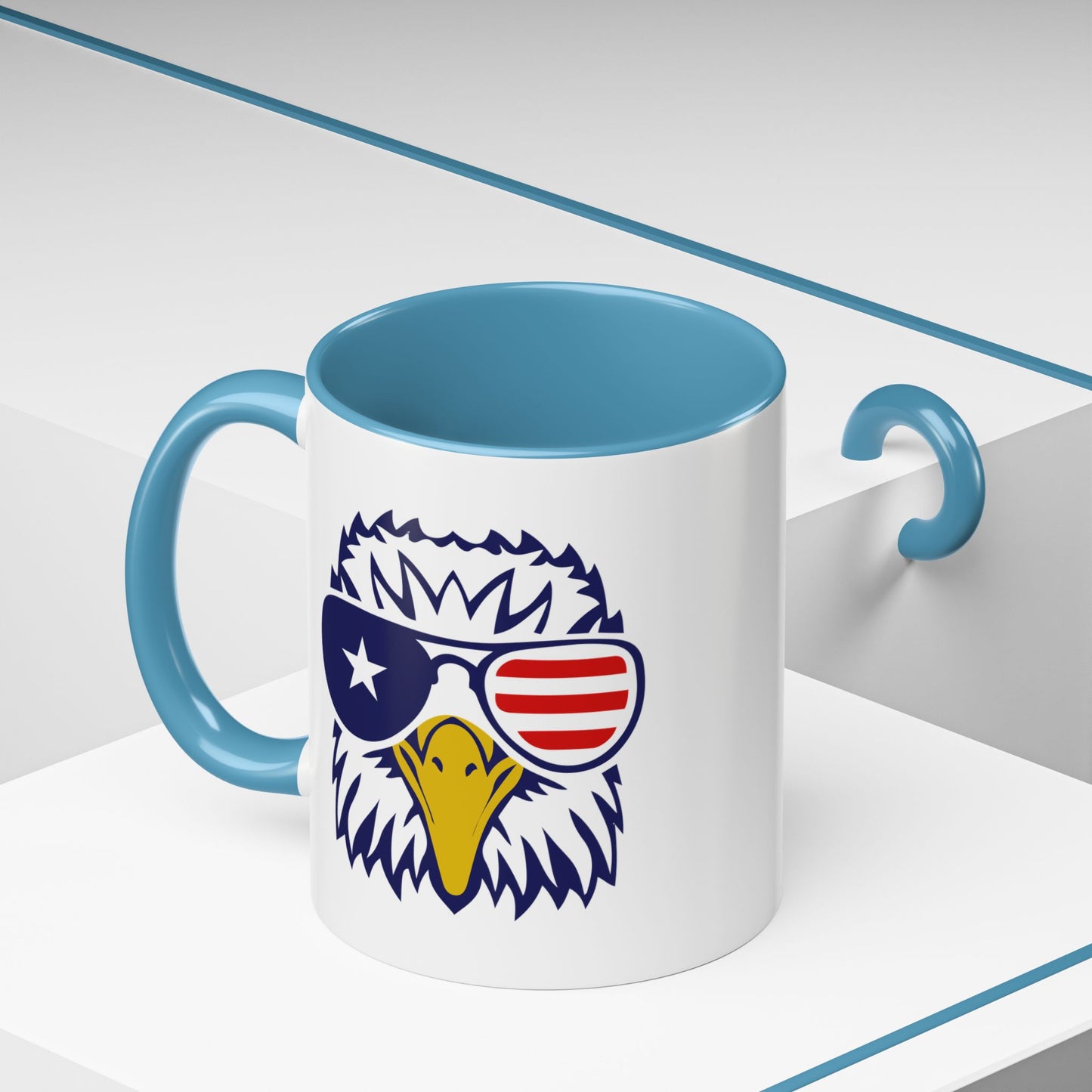 4th of July Mug - Cool American Eagle