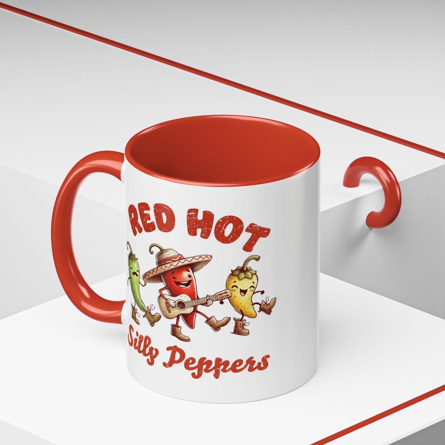 Humor Mug - Red Hot Silly Peppers