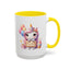 Birthday Mug - Girl Unicorn Happy Birthday Sign 2
