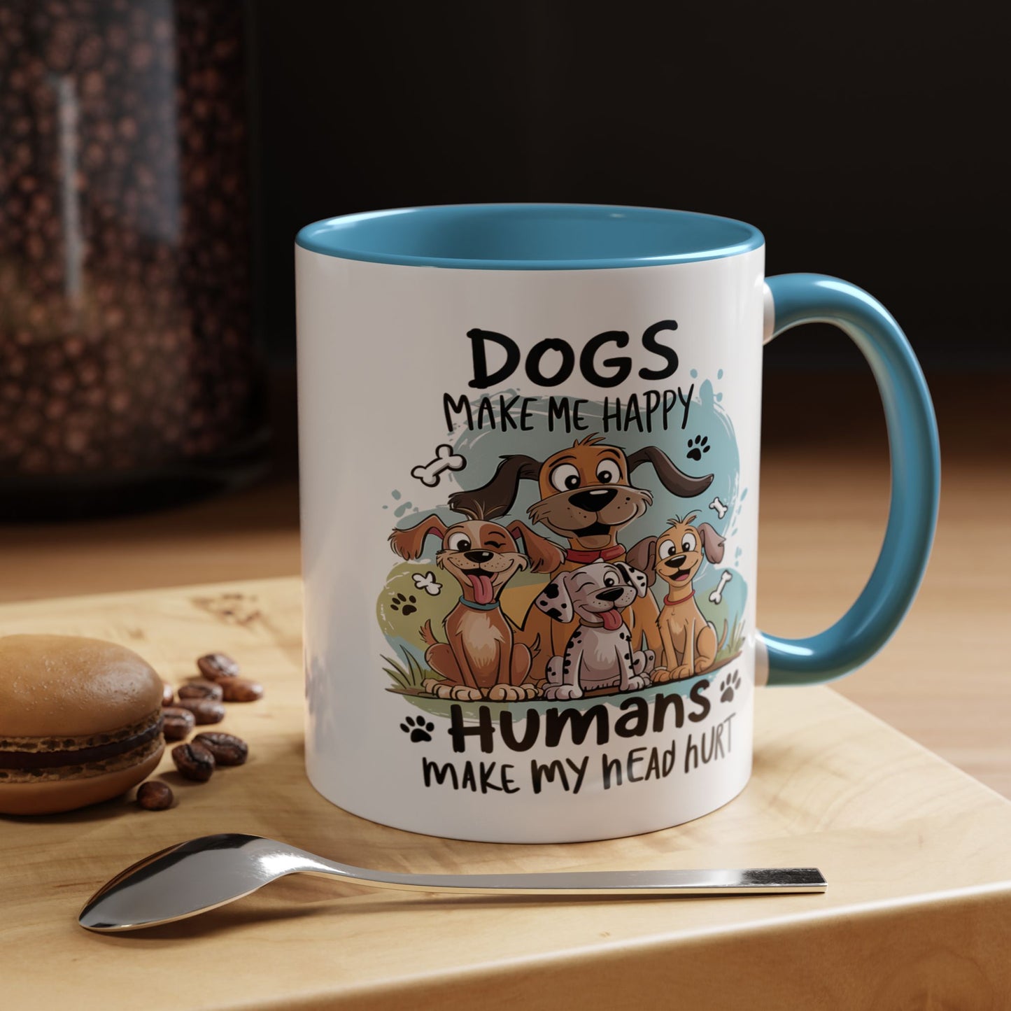 Animal Mug - Dogs Make Me Happy