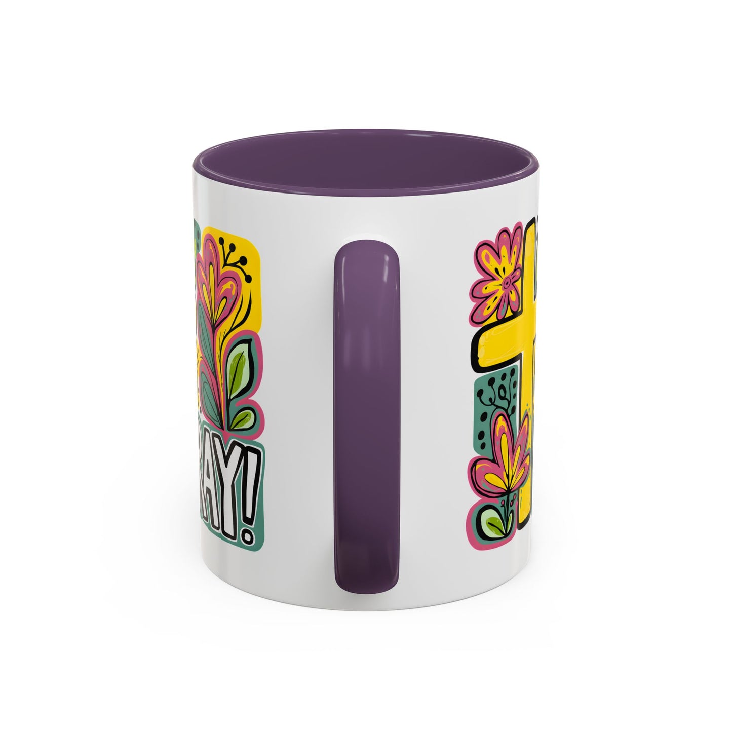 Religious Mug - Pray Cross
