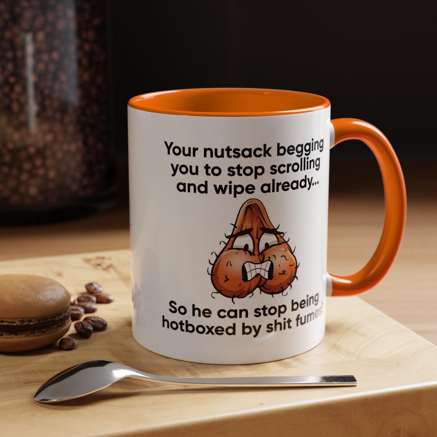 Adult Mug - Your Nutsack Begging You To Stop