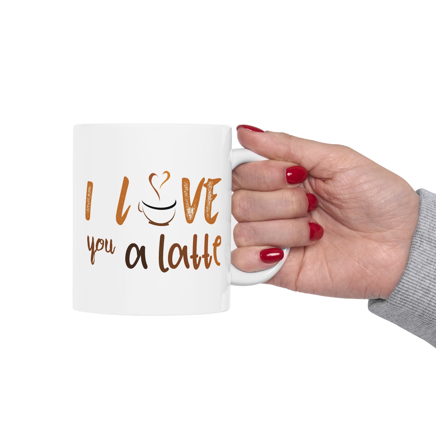 Valentine's Day Mug - I Love You A Latte