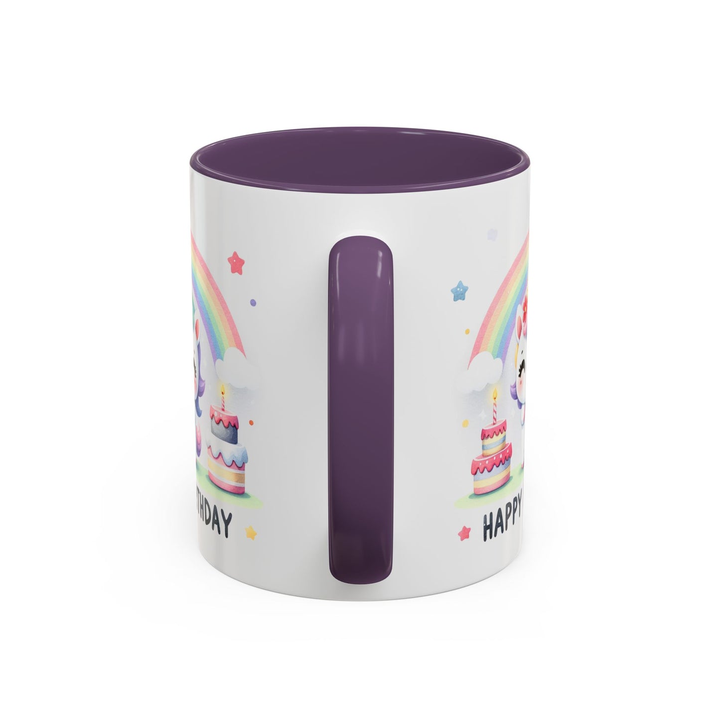 Birthday Mug -  Unicorn With Cakes