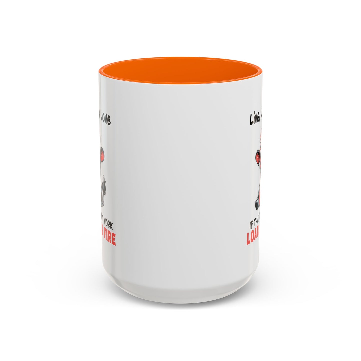 Humor Mug - Live Laugh Love Cow