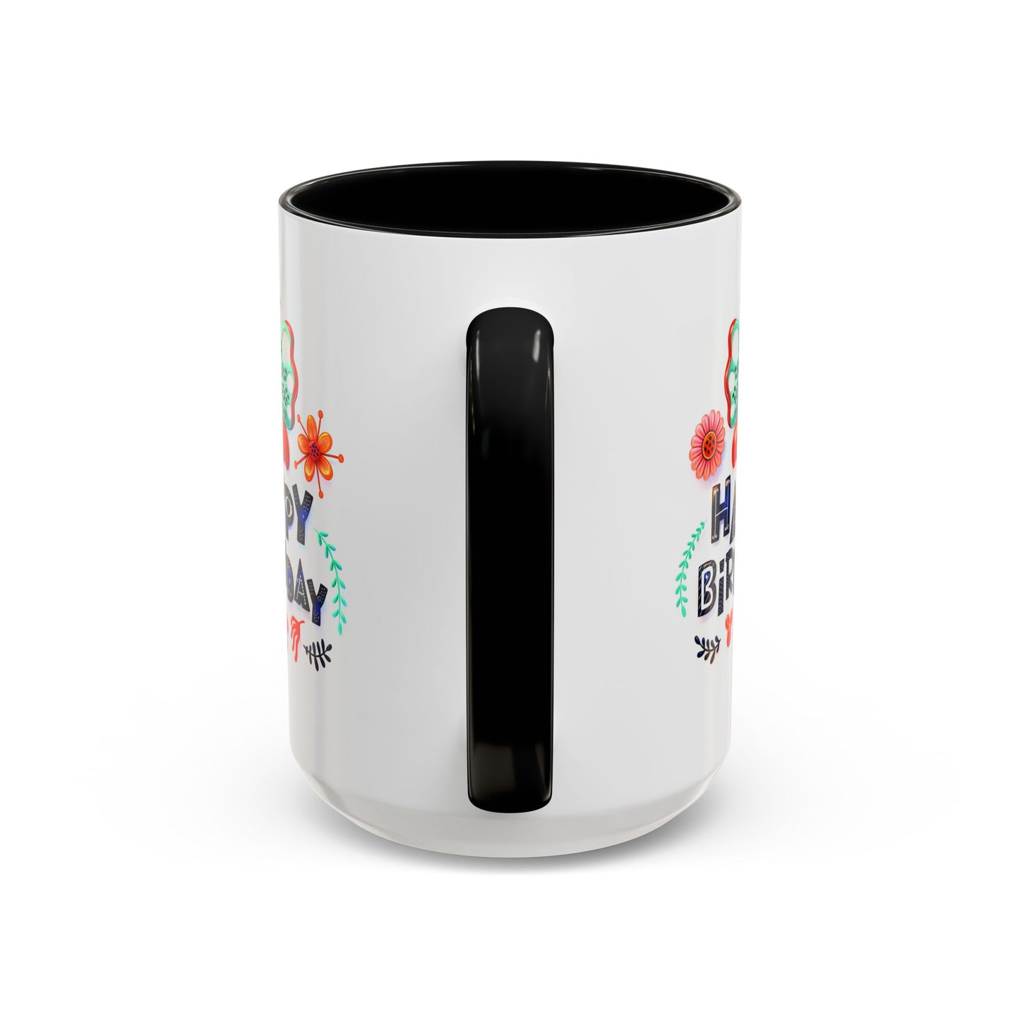 Birthday Mug - Butterfly Flowers
