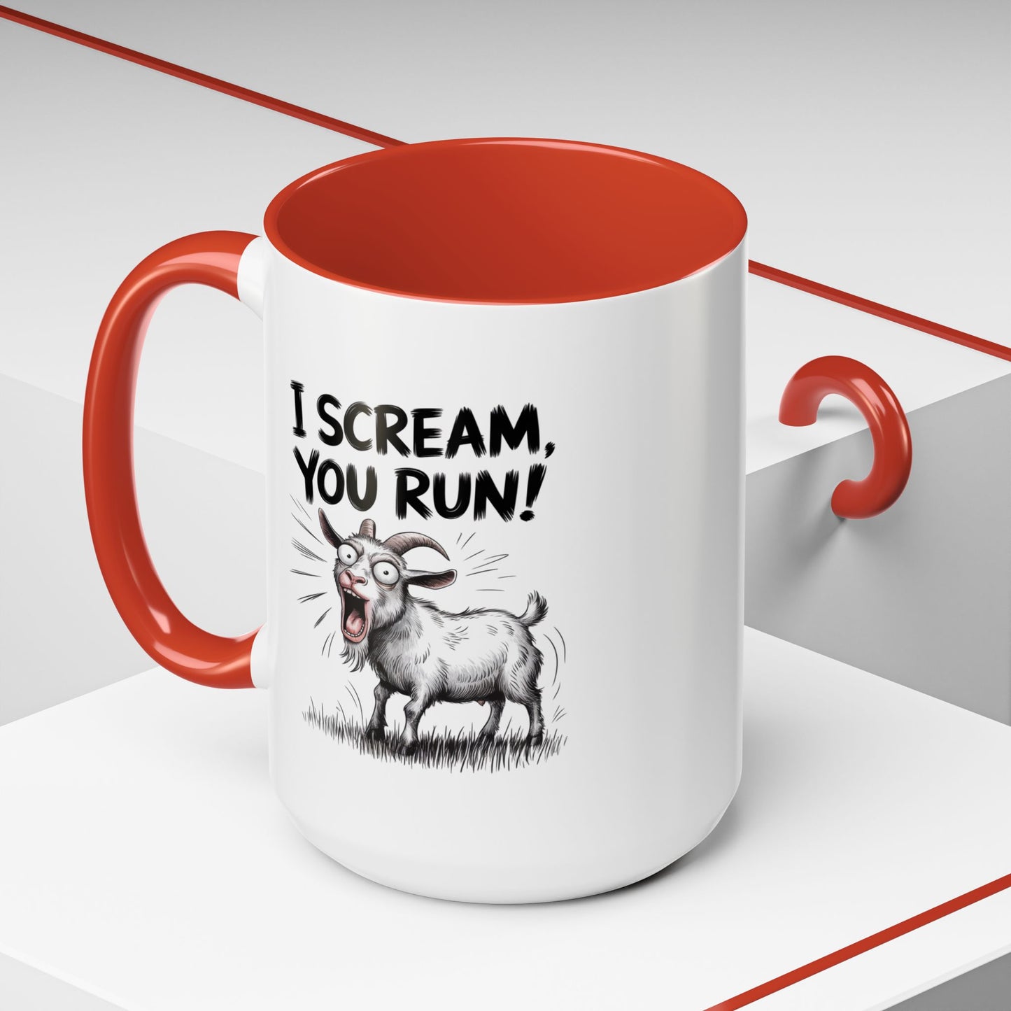 Humor Mug - I Scream, You Run