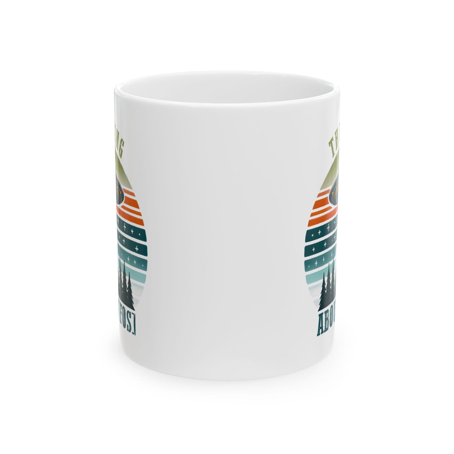 Alien Mug - Thinking About UFOS!