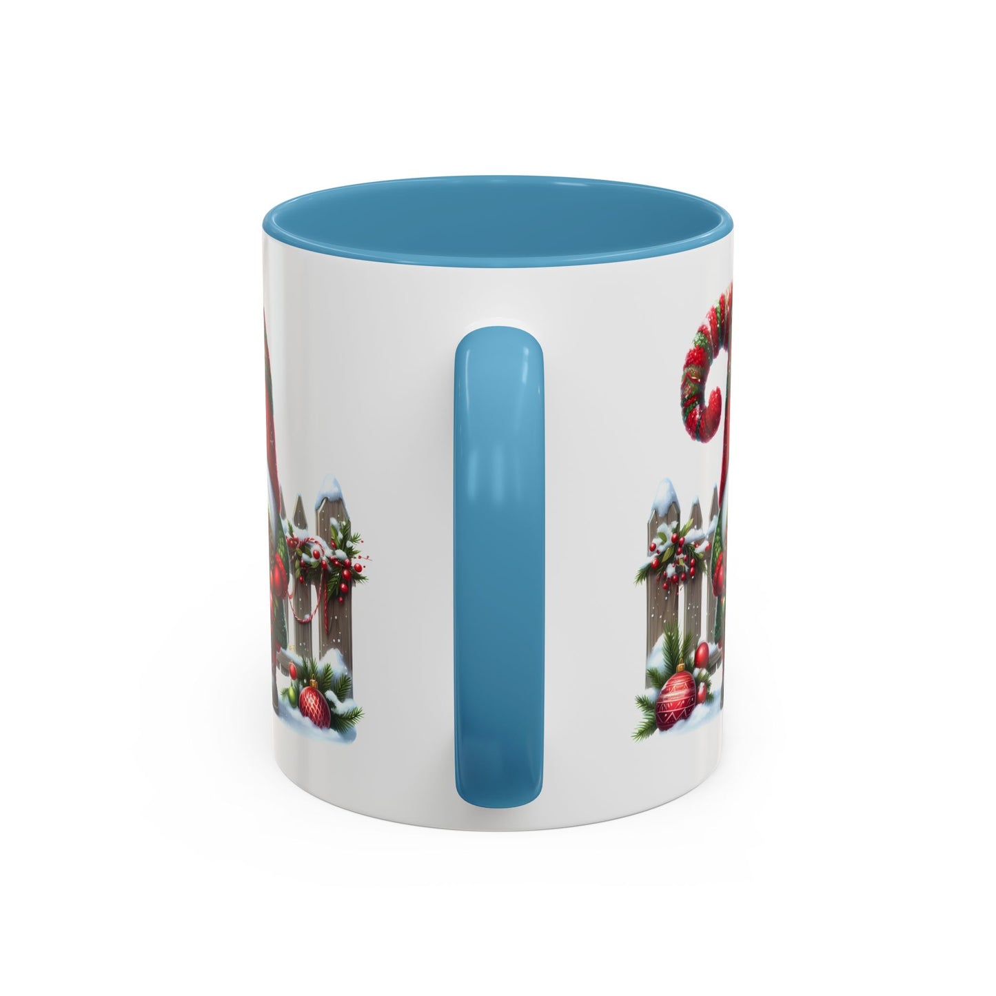 Christmas Mug - Gnome with Christmas Wreath