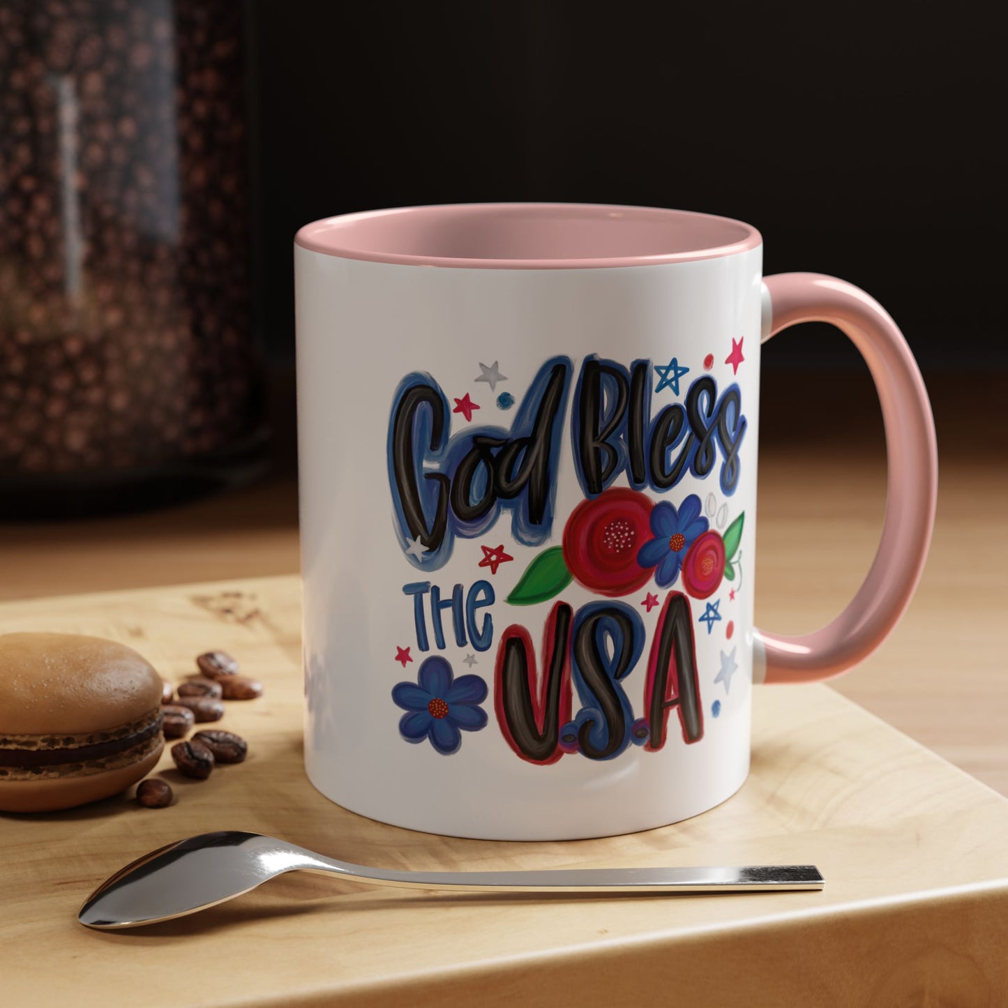Religious Mug - God Bless Graffiti