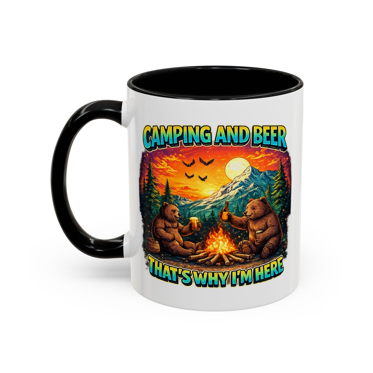 Humor Mug - Camping and Beer