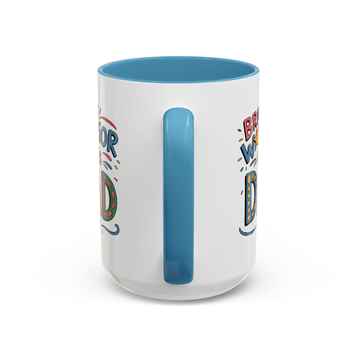 Father's Day Mug - Dad Brave Warrior