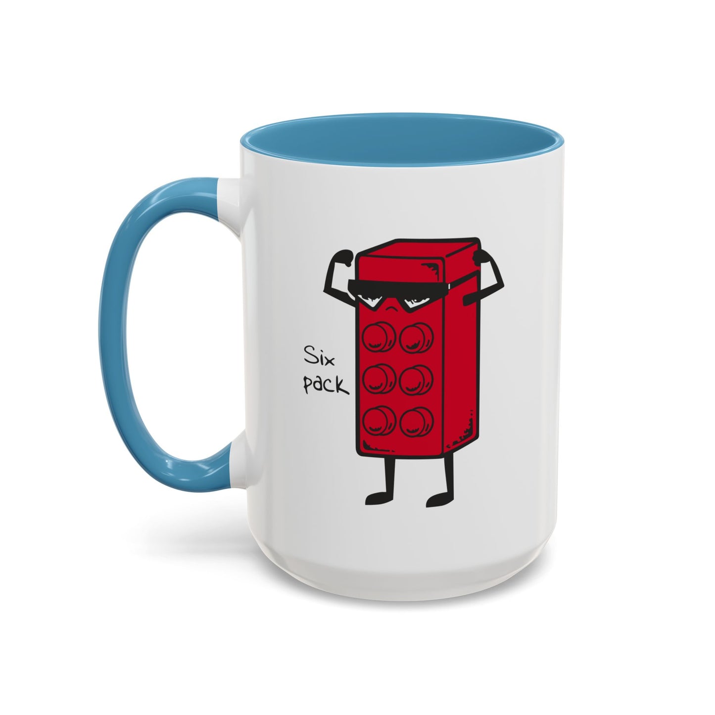 Humor Mug - Six Pack Lego Block