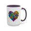 Animal Mug - Dog Paws Heart