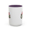 Christmas Mug - Merry Christmas Red & Green Text Mistletoe