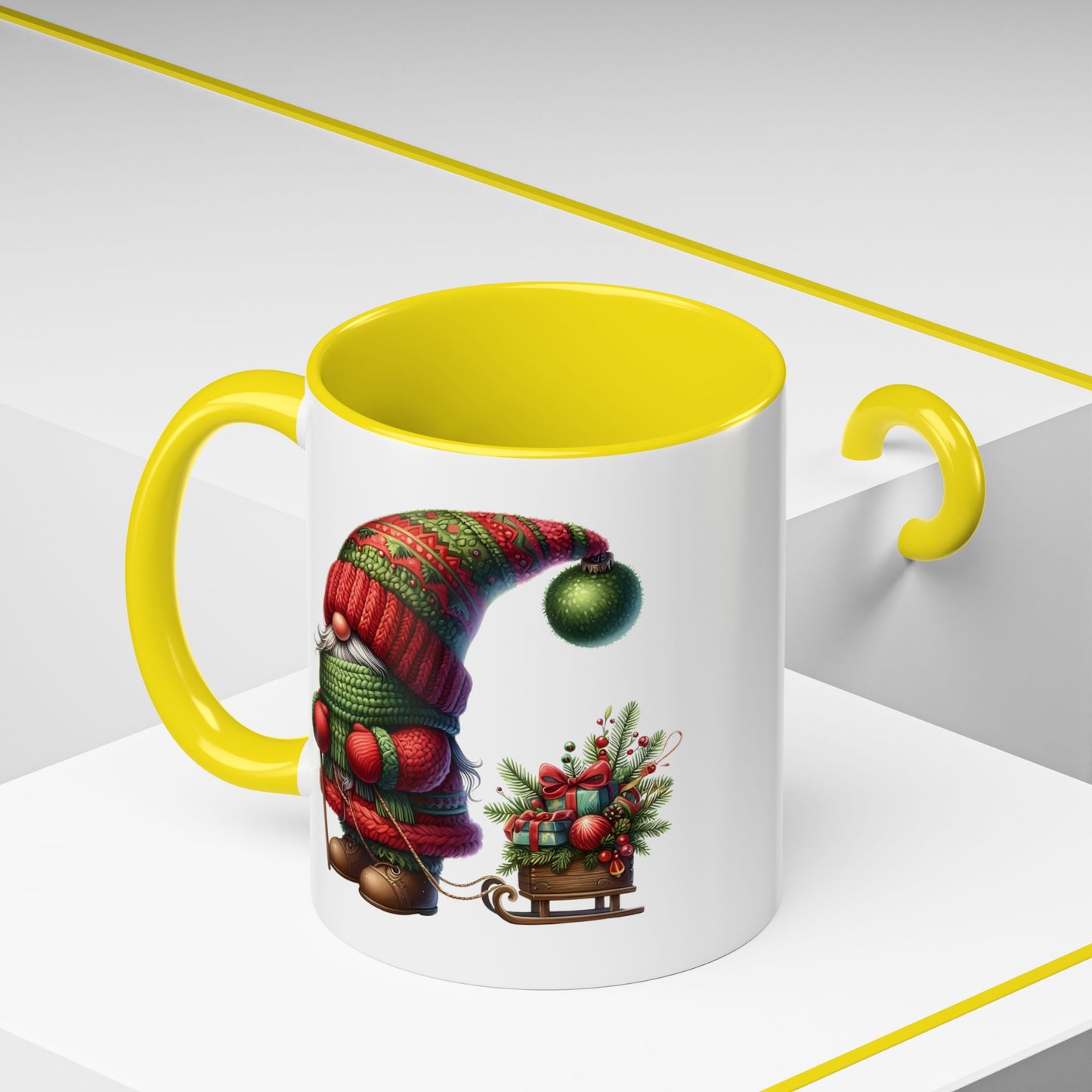 Christmas Mug - Gone with Miniature Sleigh