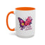 Birthday Mug - Butterfly Flowers