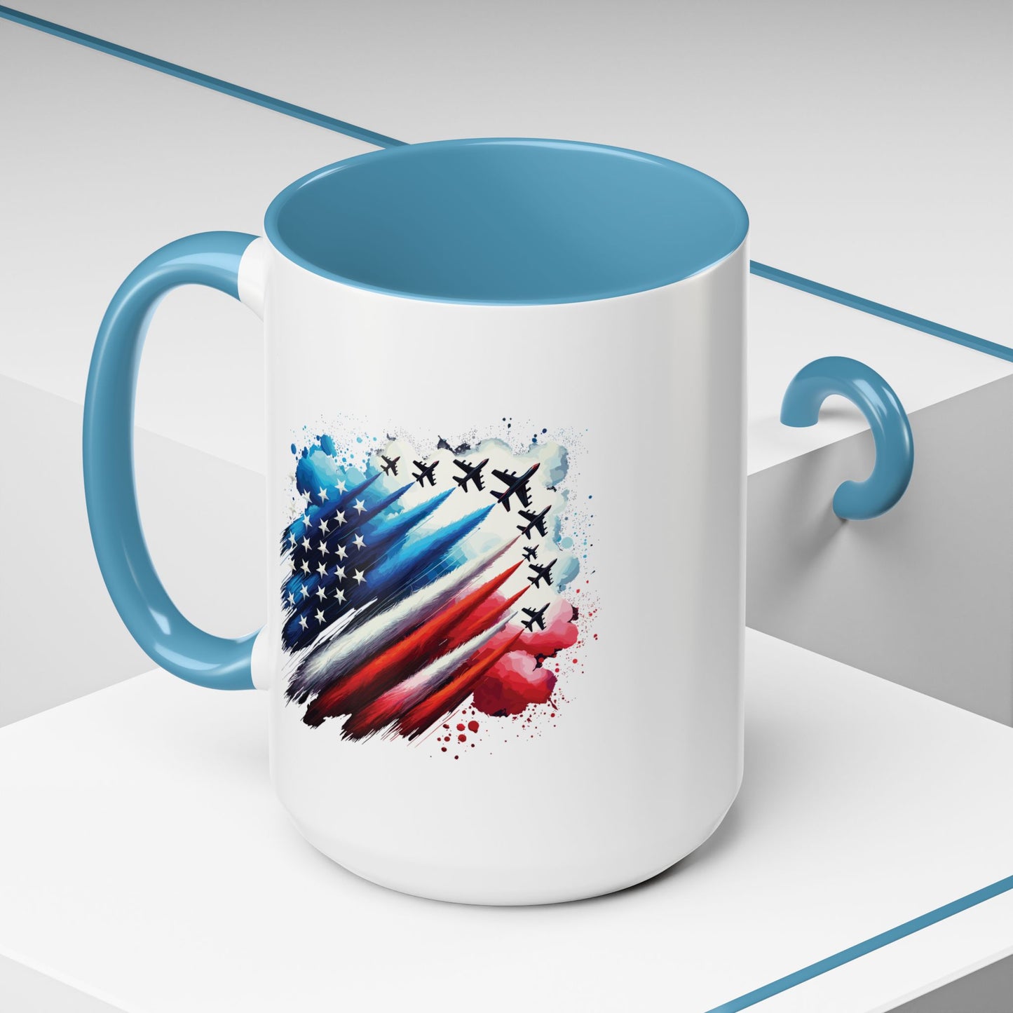 4th of July Mug - Fighter Jets USA Patriotic