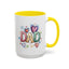 Father's Day Mug - Dad Hearts