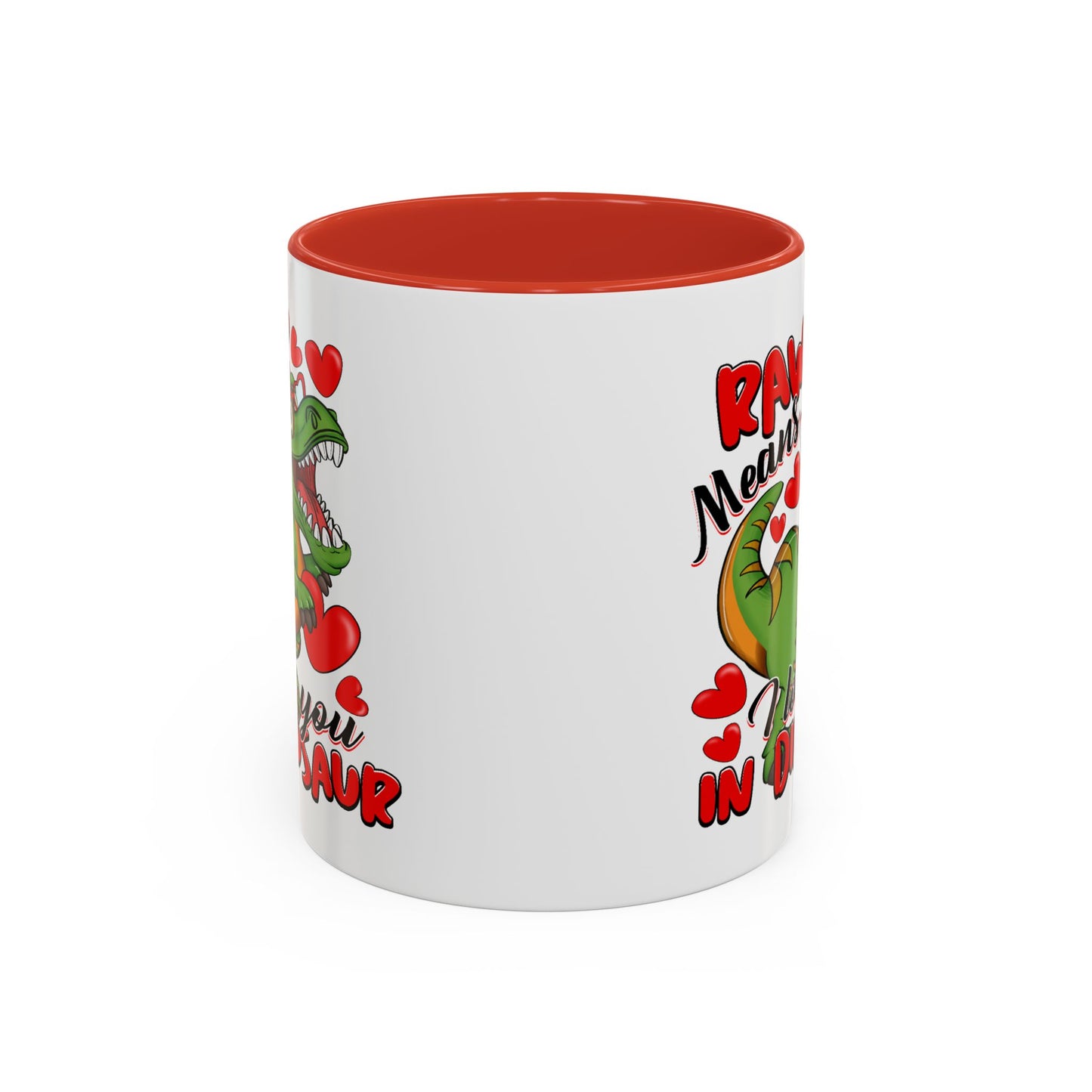 Anniversary Mug - Rawr Means I Love You